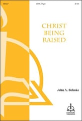 Christ Being Raised SATB choral sheet music cover